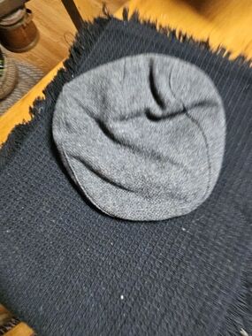 Vintage Gray Wool Newsboy Hat - Unbranded Union Made